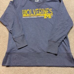 University of Michigan Wolverines Crewneck Sweatshirt L 0607